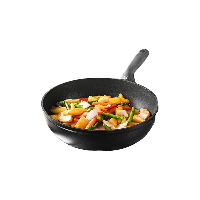 WMF银彩怀石系列炒锅煎炒锅不粘炒菜锅燃气灶电磁炉不粘锅厨房好物 【升级版】银彩Pro炒锅 30cm