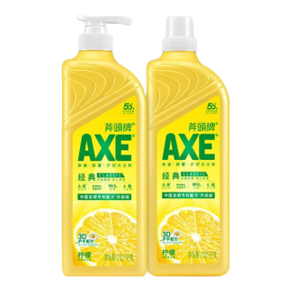 AXE 牌洗洁精A类家用洗洁精家庭装官方旗舰店果蔬清洁剂食品级