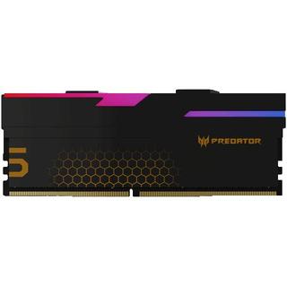 PREDATOR 宏碁掠夺者 Hermes冰刃系列 DDR5 8000MHz RGB 台式机内存 灯条 石耀黑 32GB 16GBx2 C36