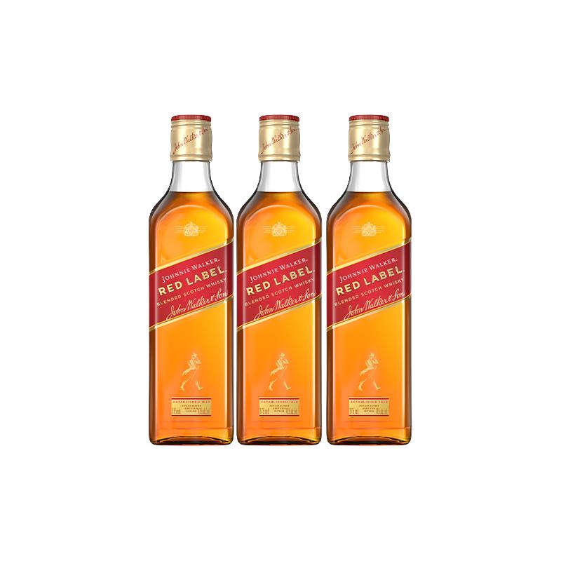  尊尼获加红方红牌苏格兰威士忌375ml洋酒