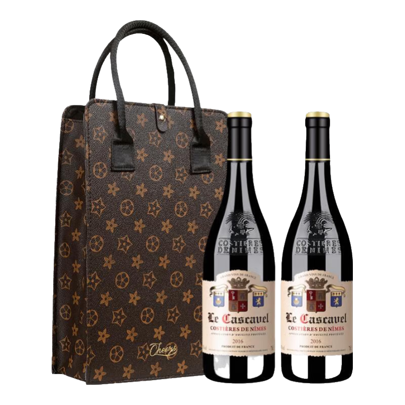 LANGDI 14度红酒 蜡封珍藏干红葡萄酒 750ml*2  蜡封