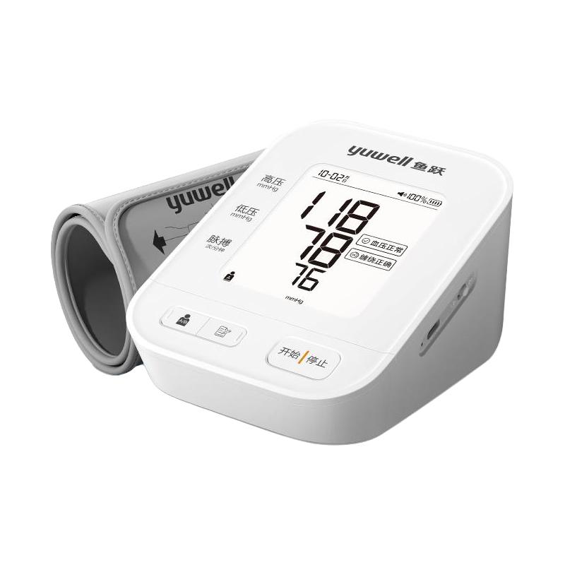 鱼跃（Yuwell）电子血压计血压仪家用血压测量仪医用高精准高端语音充电款630AR