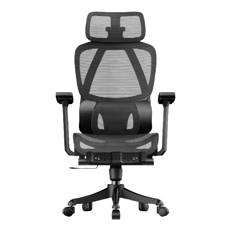 夏草木Fit2人体工学椅子电脑椅电竞椅学习椅久坐舒适办公椅 黑色