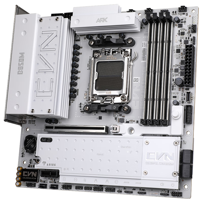 七彩虹（Colorful）CVN B850M ARK FROZEN V14主板 方舟 支持CPU 9900X/9950X/9800X3D (AMD B850/socket AM5)