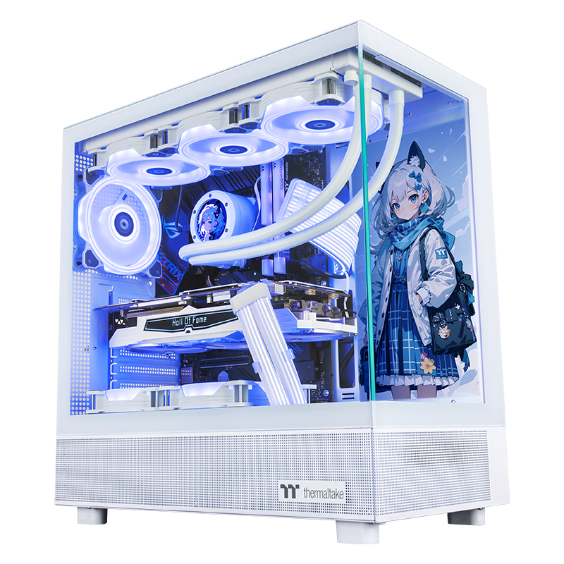 Thermaltake 曜越 钢影 透S MINI-ITX机箱 侧透 白色