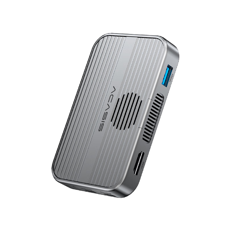 阿卡西斯（acasis）磁吸硬盘盒扩展坞移动固态M.2 NVMe外置盒SSD适用苹果iPhone17Pro手机电脑扩容电子尿袋EC1401