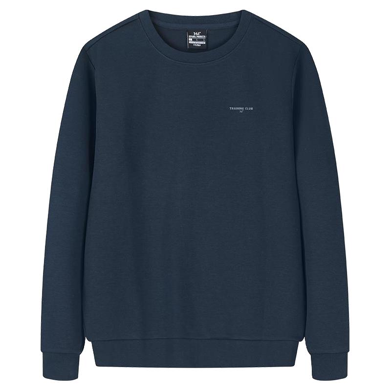 361运动卫衣男2025秋冬男士加绒保暖长袖上衣宽松休闲套头衫