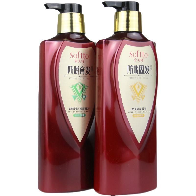 索芙特防脱育发固发洗发水不掉发生发增发密发清爽控油去头屑止痒