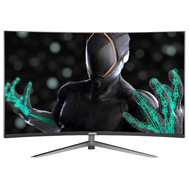 KONKA 康佳 27英寸 165hz 1800R曲面 FHD 高对比度 HDR
