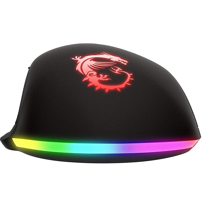 MSI/微星 GM20 ELITE 精英版 RGB炫光 电竞鼠标  黑色