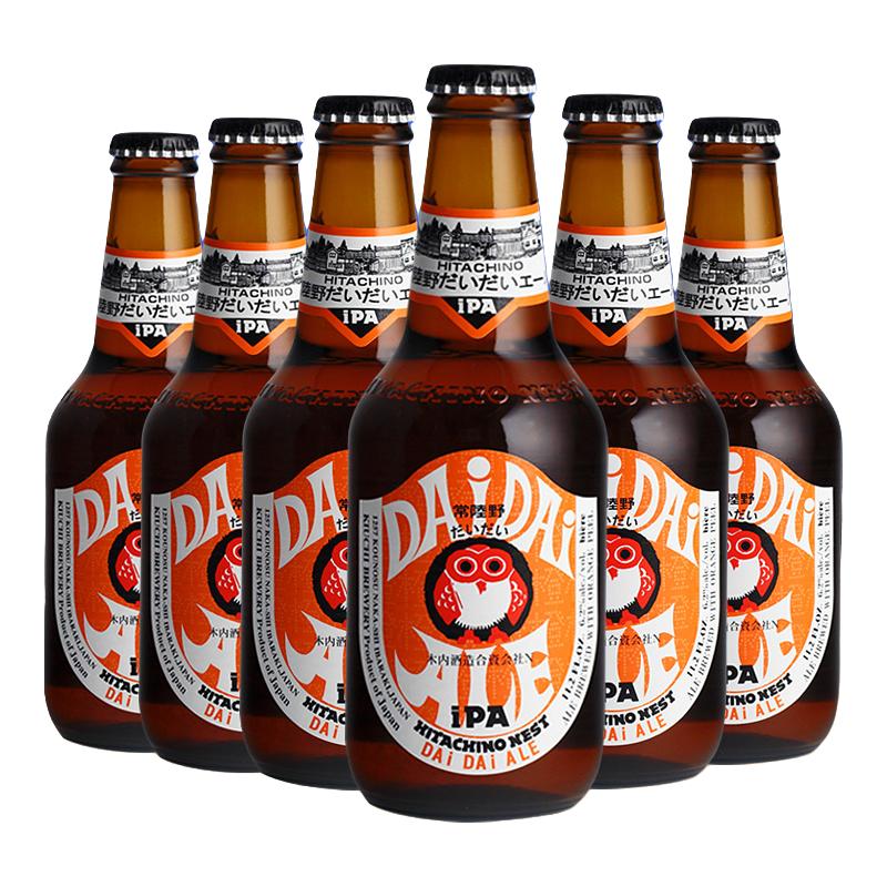  Hitachino Nest/常陆野猫头鹰 艾尔啤酒  330ml*6 包装