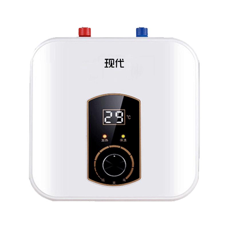 现代小厨宝10L储水式一级能效厨房电热水器1500W速热免费安装厨宝热水器上出水分段加热DSZF-YH10
