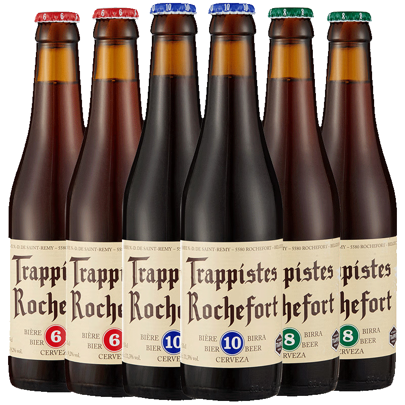 罗斯福\\罗尔丝福6号8号10号修道院精酿啤酒330ml比利时进口年货 罗尔丝福/罗斯福组合*12瓶