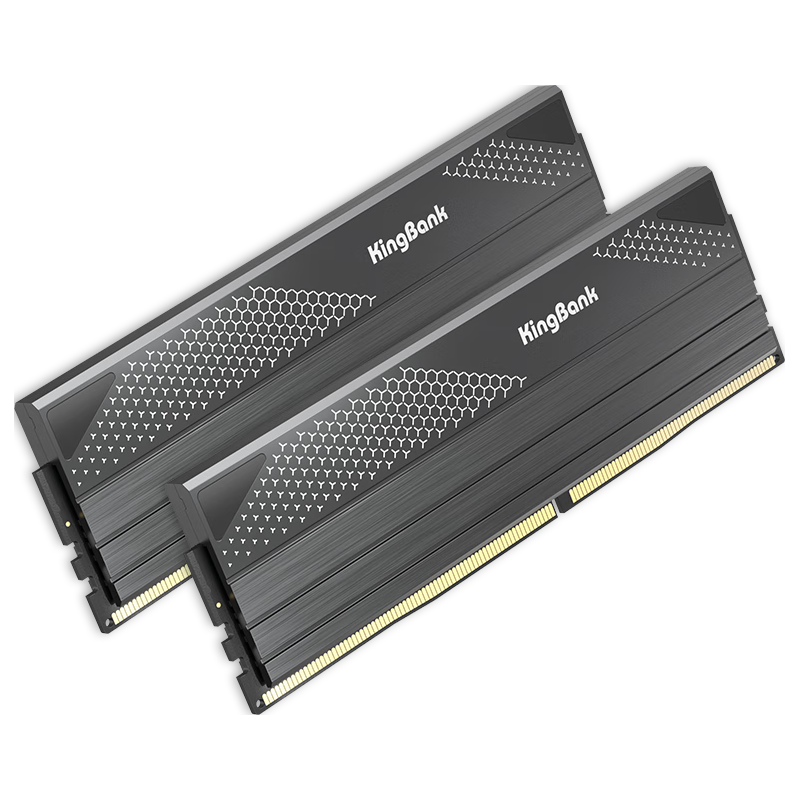 金百达（KINGBANK）32GB(16GBX2)套装 DDR5 6800 台式机内存条海力士A-die颗粒 星刃黑 C32 适配黑神话悟空