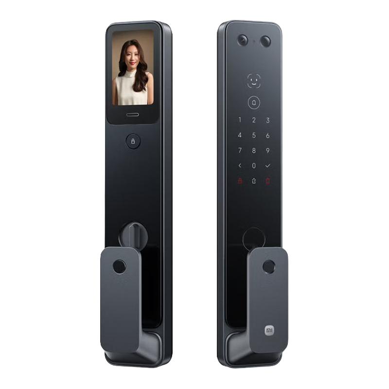 小米智能门锁4Pro 全自动指纹大屏猫眼人脸识别家用防盗锁智能锁