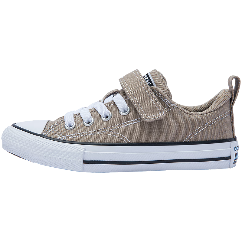 Converse匡威童装男童帆布鞋春季新款女童中大童休闲低帮鞋潮A10764C 棕色 3