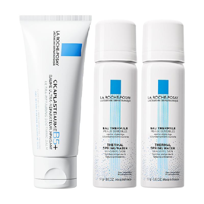 LA ROCHE-POSAY理肤泉 B5套装 B5多效修复乳霜40ml+舒缓喷雾100ml 滋润保湿舒缓修护套装