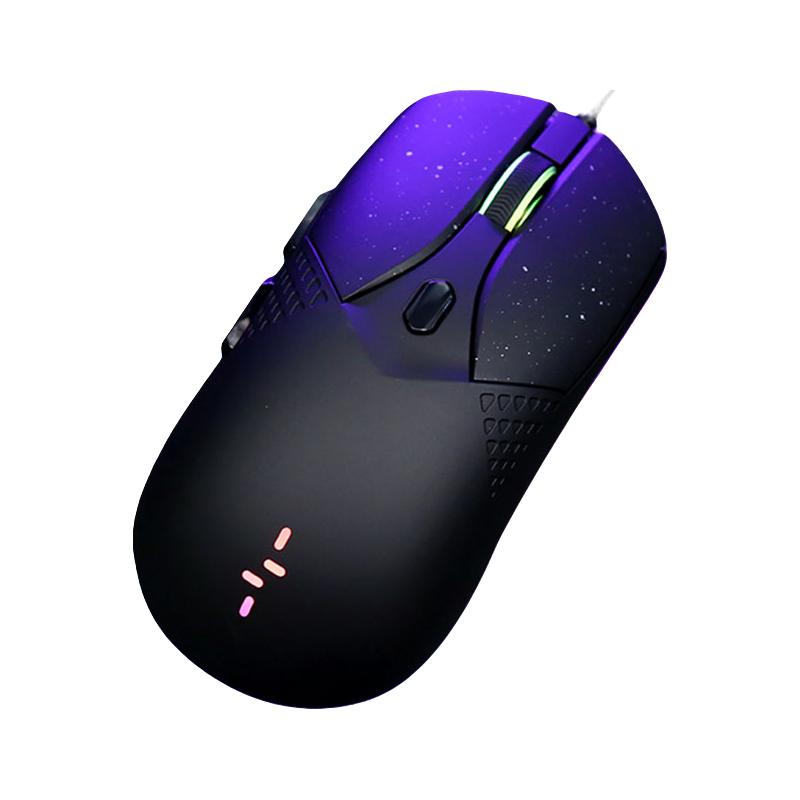 NEWMEN 新贵 星匙 有线鼠标 6200DPI 黑色