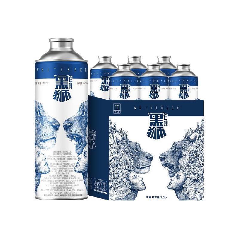 BEER 雪花 SNOWBEER 黑狮白啤