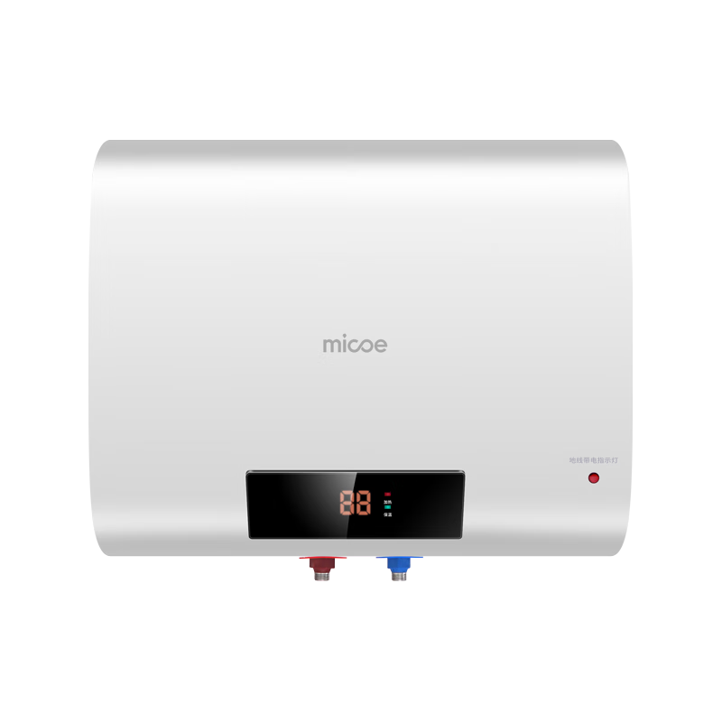 micoe 四季沐歌 电热水器温度数显超薄储水式60L 速热2100W 家用扁桶适用3-4人 M3-S60-21-BH1