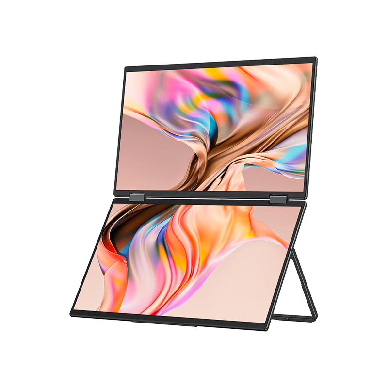  雕塑家 sculptor 便携式显示器 可折叠双屏15.6英寸 扩展三屏笔记本电脑副屏 外接办公炒股游戏电脑扩展屏幕大