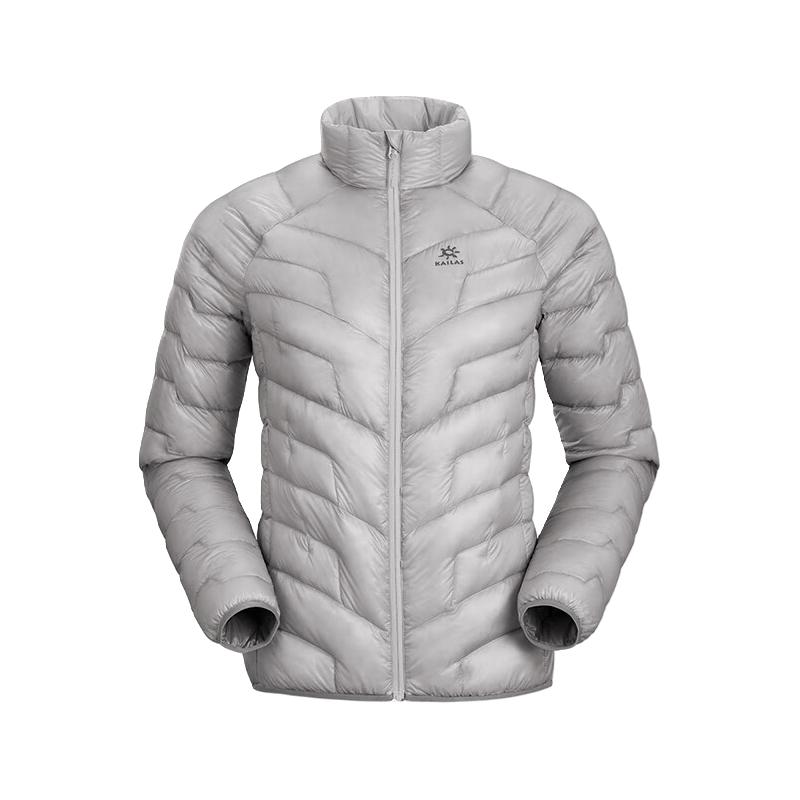凯乐石凯乐石GT ZERO羽绒服户外运动登山轻量防泼水防风立领鹅绒服女 银白 XS