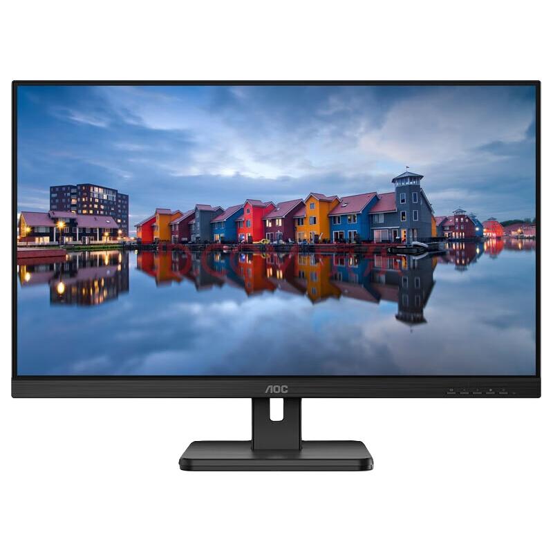 AOC 电脑显示器 24英寸全高清 IPS窄边 HDMI高清TUV