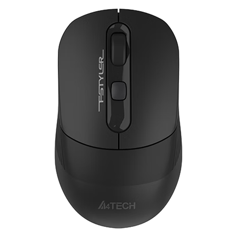 A4TECH 双飞燕 FB10CS 轻音无线蓝牙鼠标可充电笔记本电脑办公手机平板ipad通用 飞时代 石曜黑