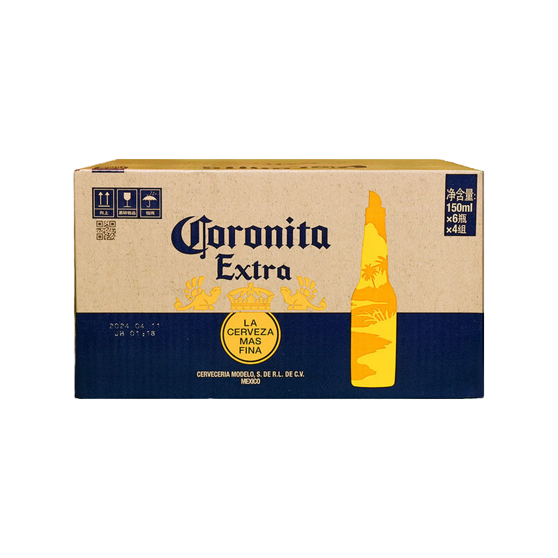 Corona 科罗娜 果味啤酒150m*24瓶墨西哥风味啤酒发酵口感清爽