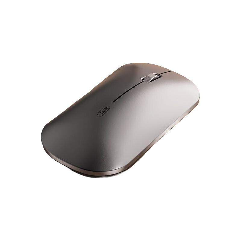 Niye【2024】适用华为无线鼠标可充电蓝牙轻静音便携双模台式电脑办公超薄商务笔记本男女生游戏耐 太空银/充电款【超长续航+无线+2.4G连接】