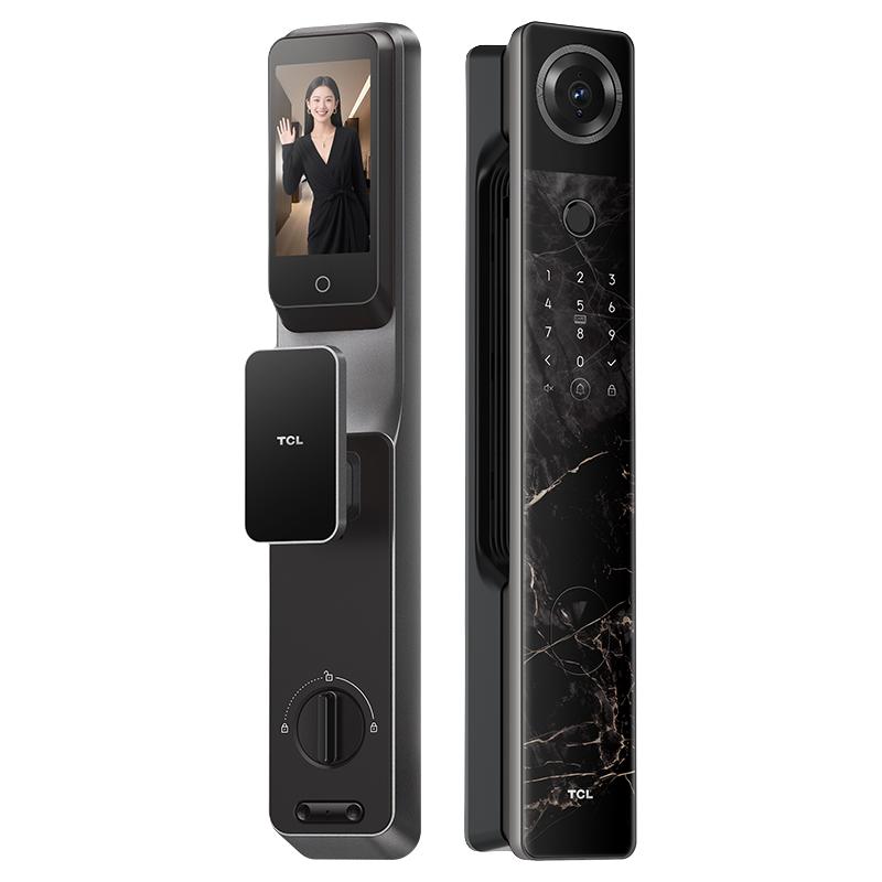  TCL 双摄猫眼 智能门锁  K7G Max【3D人脸+双摄猫眼+夜视监控+4.5吋大屏+AI伏羲】
