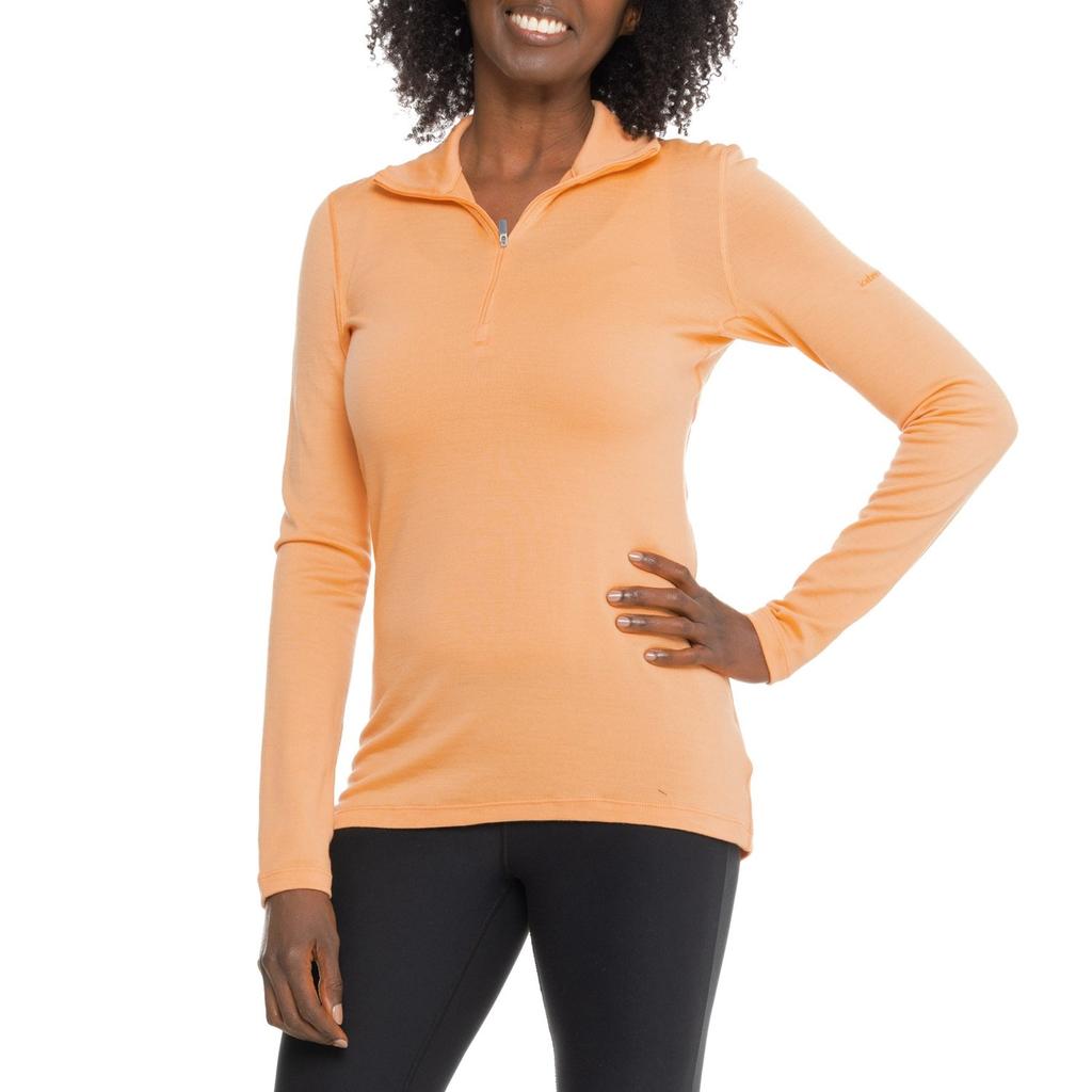 破冰者 icebreaker 260 Tech Base Layer Top - Merino Wool, Zip Neck, Long Sleeve