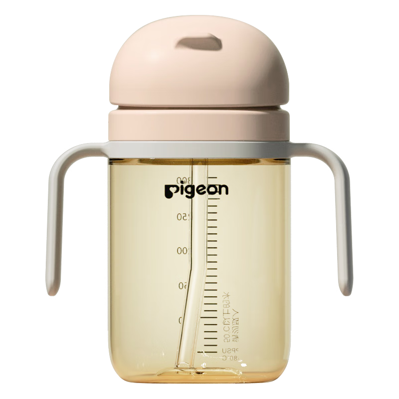 贝亲水杯 儿童水杯吸管杯 宝宝学饮杯喝水壶