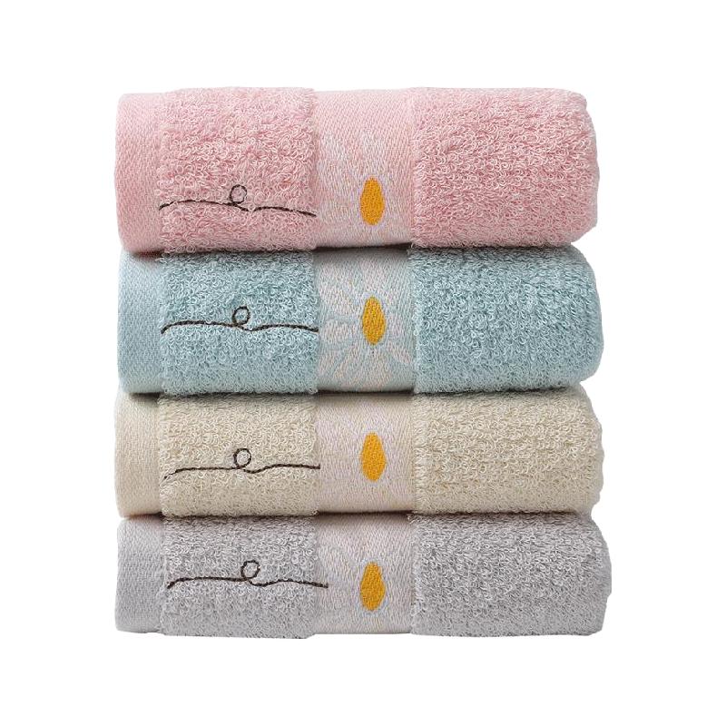 KINGSHORE 金号 01KE0150B 毛巾 4条 30*60cm 绿+红+紫+棕