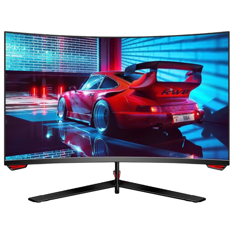 TITAN ARMY 泰坦军团 P24H3G 23.6英寸 VA 曲面 FreeSync 显示器（1920×1080、144Hz、98%sRGB）
