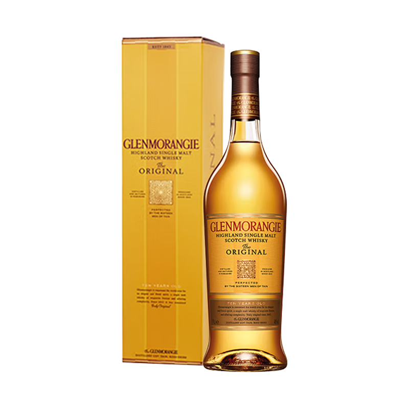 GLENMORANGIE 格兰杰 行货 Glenmorangie 苏格兰高地单一麦芽威士忌洋酒 苏玳桶
