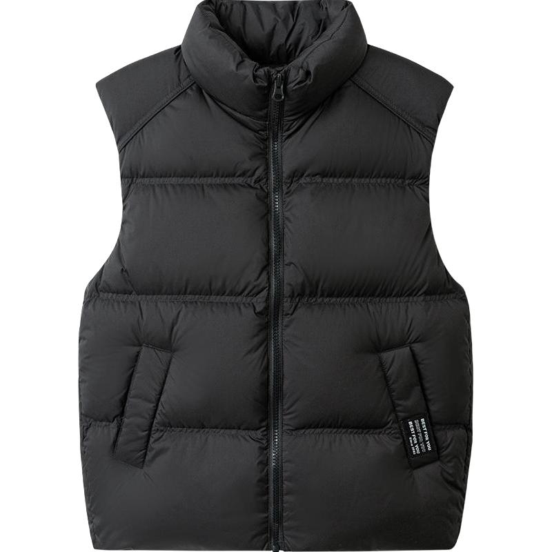 巴拉巴拉儿童羽绒马甲女童男童立领童装亲子装外套25秋冬保暖