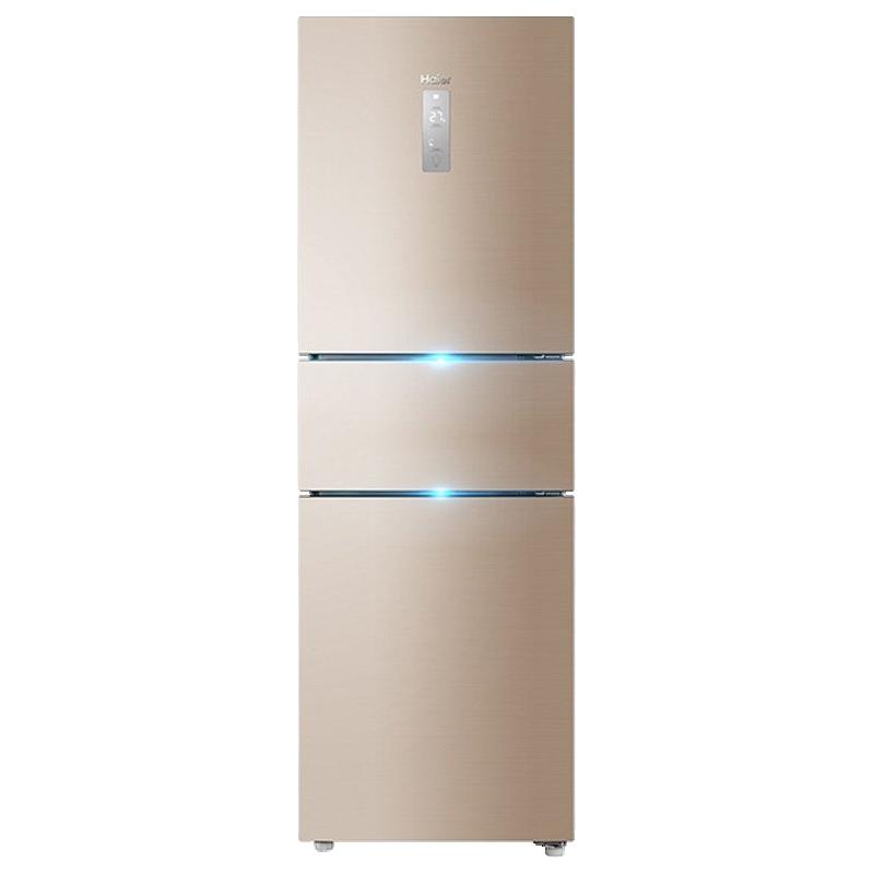 Haier 海尔 金厨系列 BCD-220WDVL 单循环 风冷三门冰箱 220L 静谧金