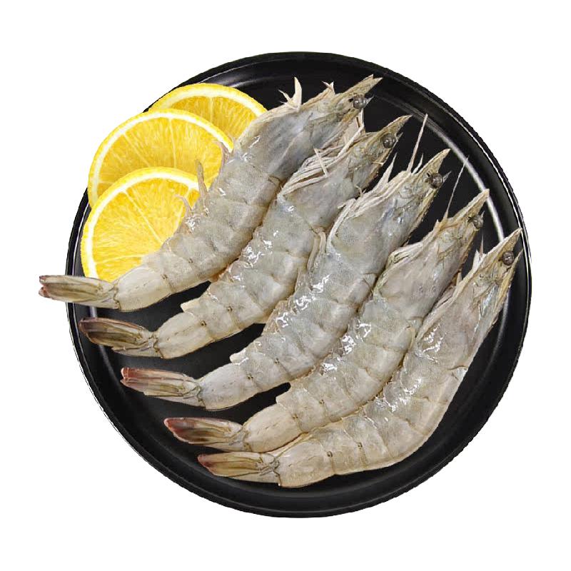 渔传播【活虾速冻】厄瓜多尔盐冻白虾冷冻海虾聚餐烧烤次日达