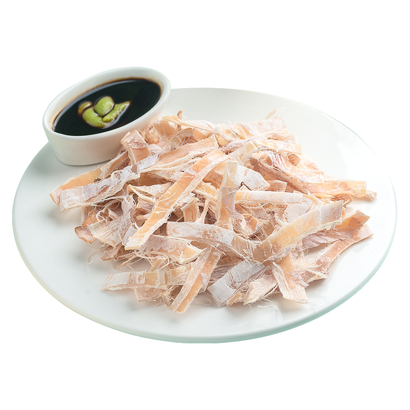 北海印象开袋即食芥末手撕鱿鱼美味现烤鲜香嚼劲营养海洋零食