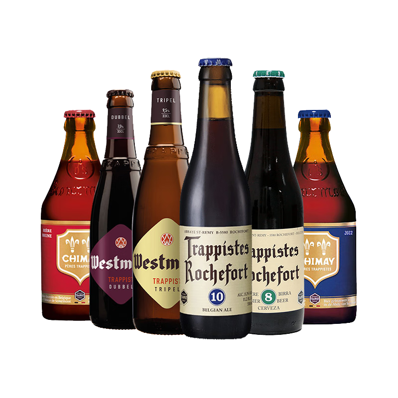 Rochefort）修道院系列 西麦尔/罗斯福/智美六口味礼盒 330ml*6瓶 比利时进口