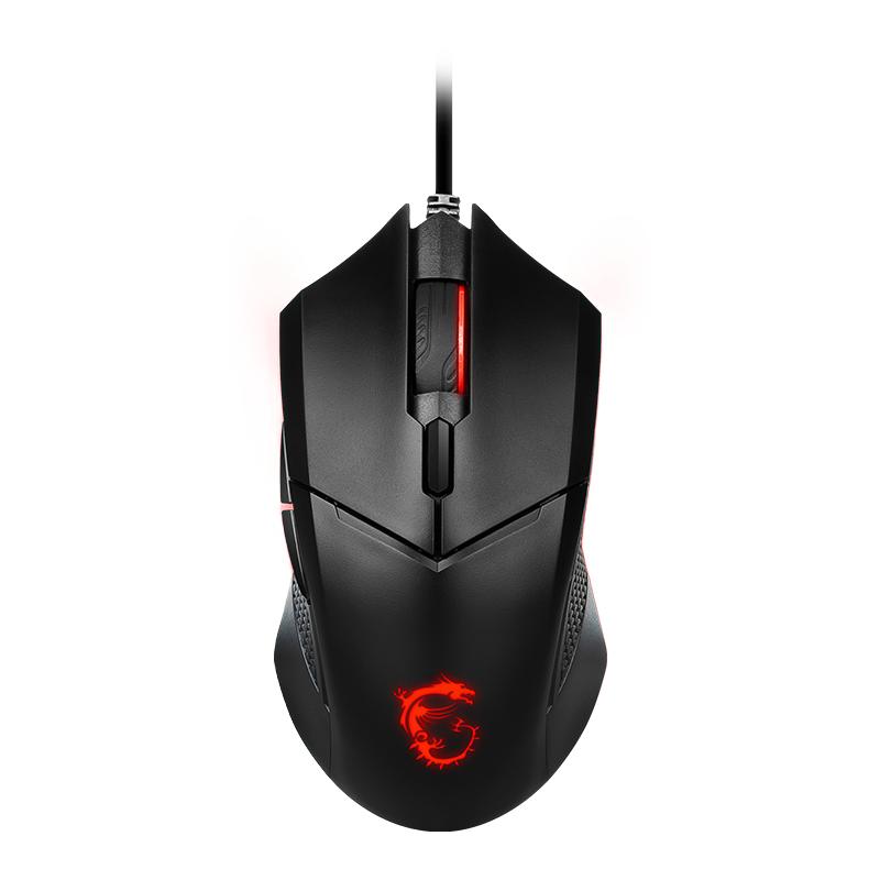 MSI 微星 GM08 有线鼠标 4200DPI 黑色