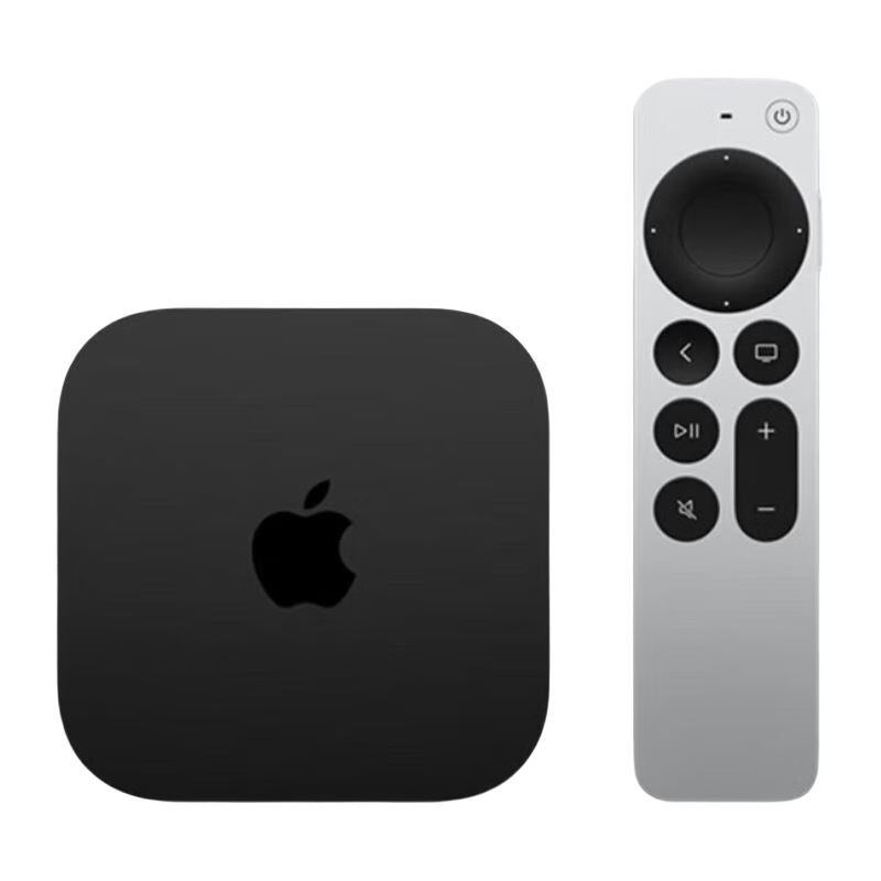 AppleTV苹果电视盒子 TV 4K 2022款TV7蓝光高清电视播放器 投屏机 2022新款TV7 128G美版 官方标配 +无技术指导