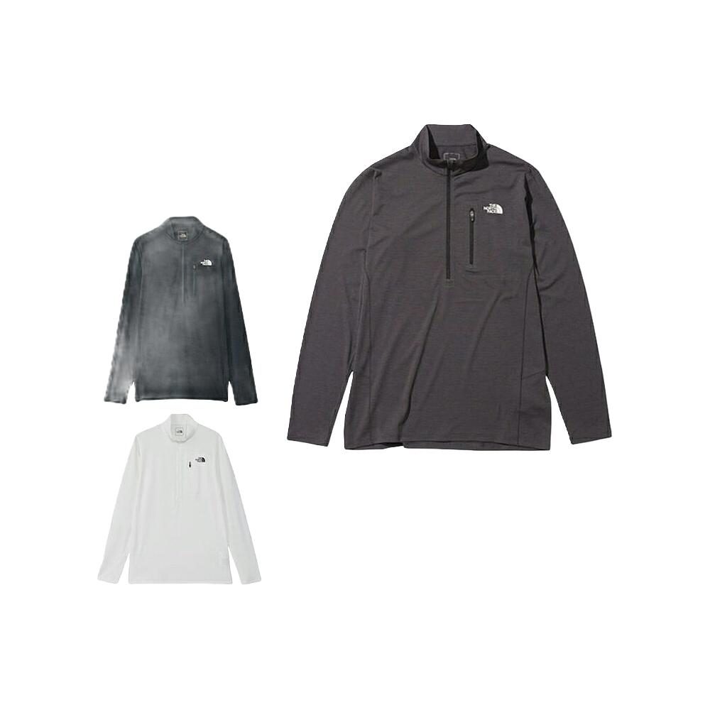 THE NORTH FACE 男士长袖 Flash Dry 3D 拉链运动衫NT122