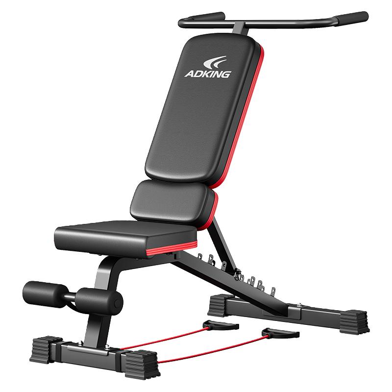 哑铃凳仰卧起坐辅助器多功能家用健身器材男士锻炼商用飞鸟卧推椅