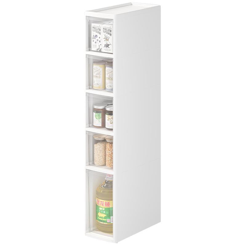 夹缝收纳柜子抽屉式家用厨房冰箱边缝柜卫生间储物超窄缝隙置物架