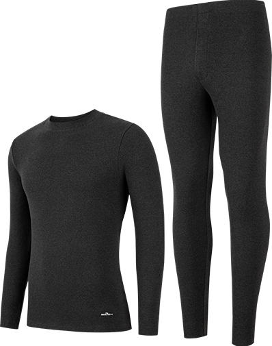 【磨毛加厚】男士保暖内衣套装圆领弹力秋衣秋裤无痕内穿打底