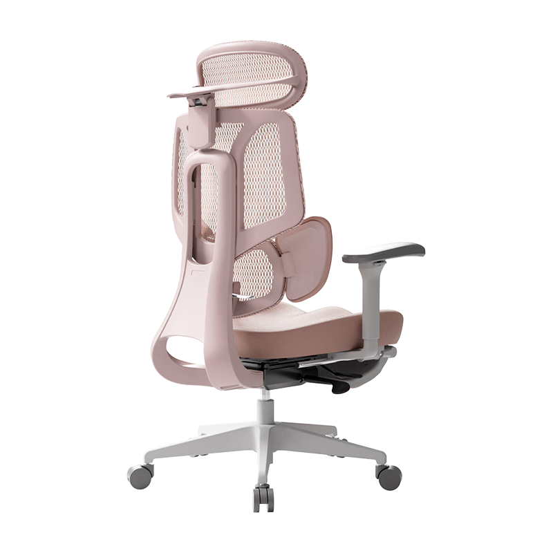 黑白调E3Air  樱花粉人体工学椅电脑椅子办公椅电竞椅人工力学座椅