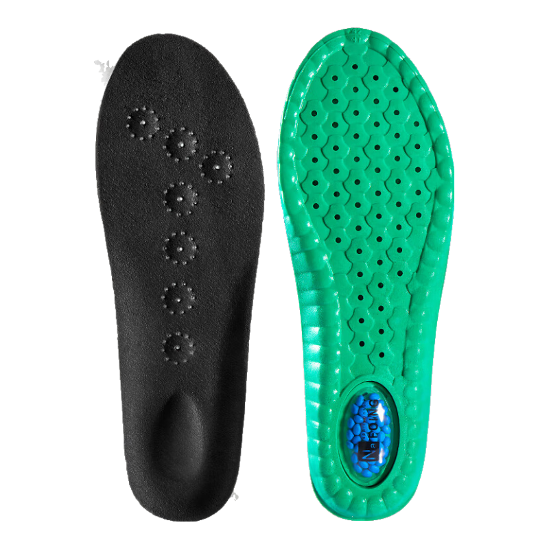 IQGD运动鞋垫男牛皮女透气舒适减震软弹4111 1双装