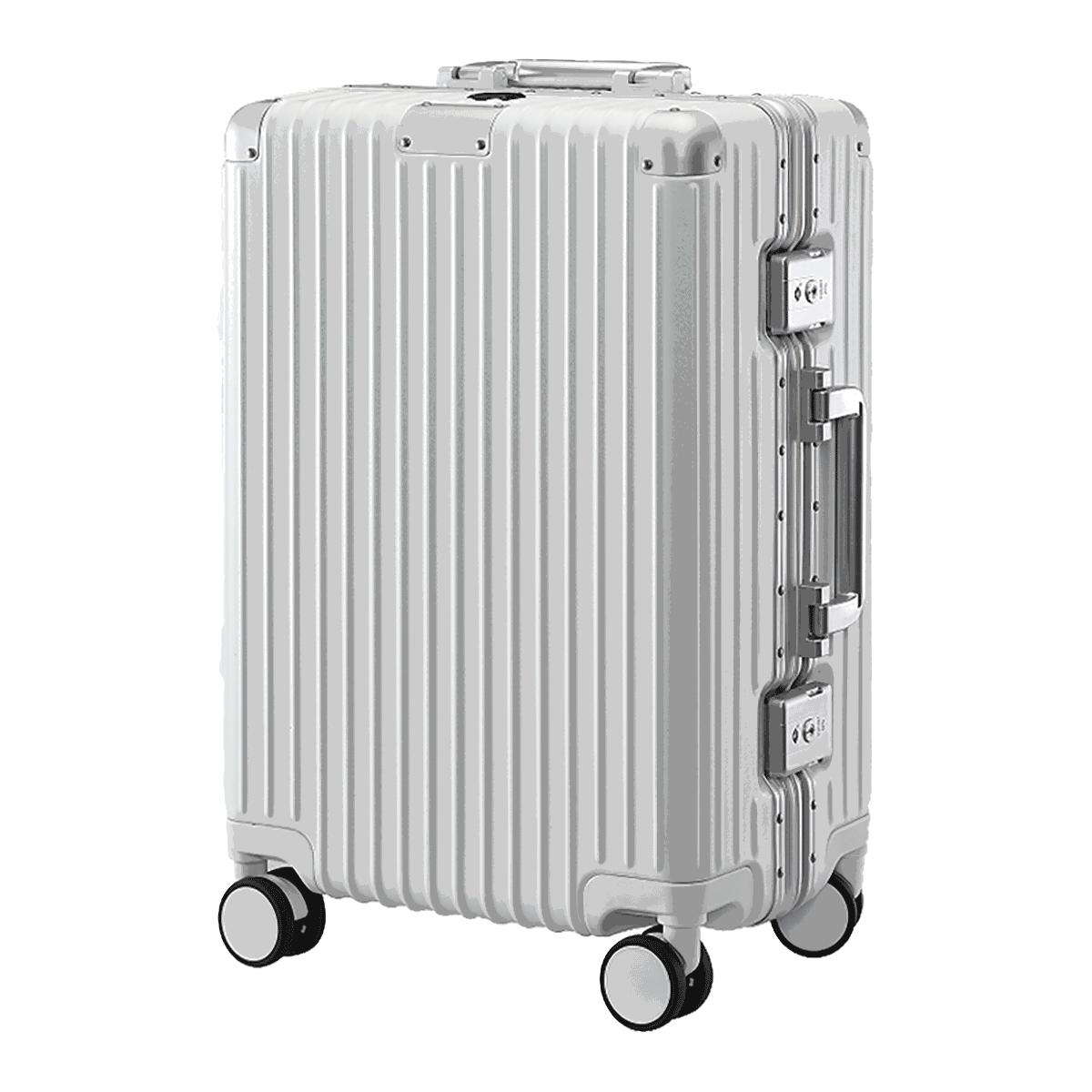 Rockland 美国洛克兰铝合金铝框杯架款行李箱男女万向轮拉杆密码箱皮箱